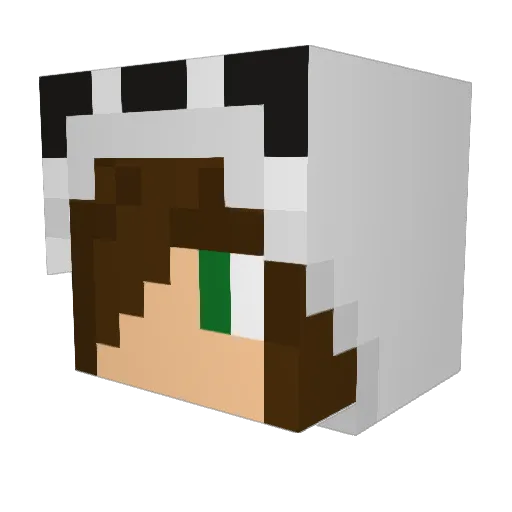 jorgeajr Minecraft avatar head, 3D render