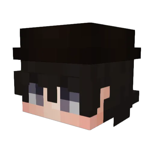 jorgecarpio Minecraft avatar head, 3D render