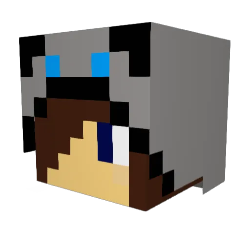 jorgecreedbh Minecraft avatar head, 3D render