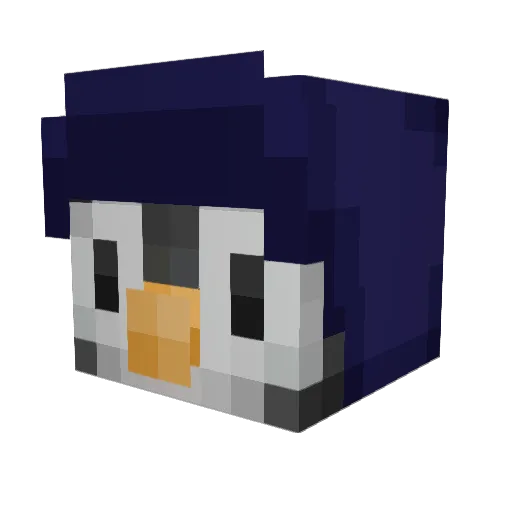 jorgedecinco Minecraft avatar head, 3D render