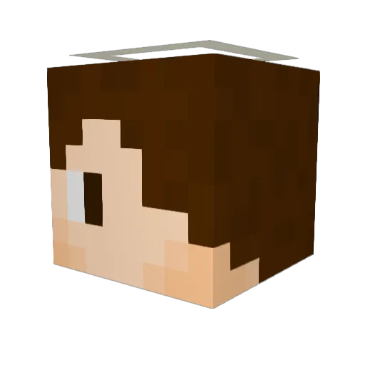 jorgegameplays08 Minecraft avatar head, 3D render