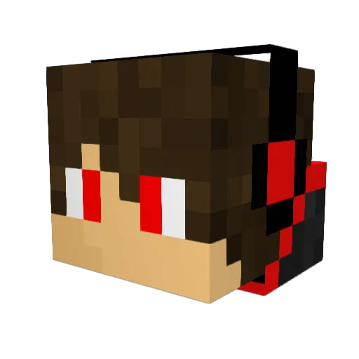 jorgenceb Minecraft avatar head, 3D render