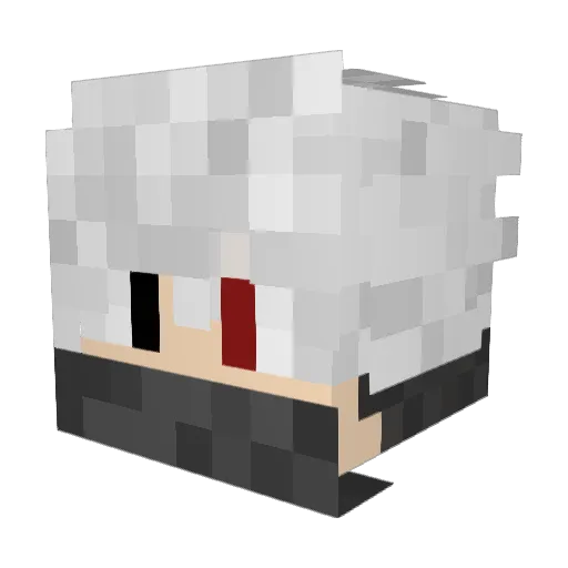 jorgescaft Minecraft avatar head, 3D render