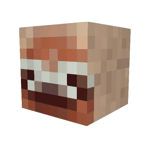 jorgest3r Minecraft avatar head, 3D render