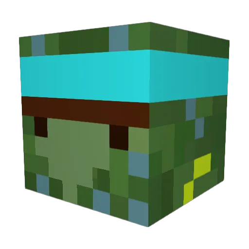 jorgue2006 Minecraft avatar head, 3D render