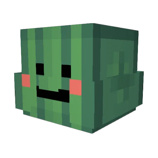 jorlyg Minecraft avatar head, 3D render