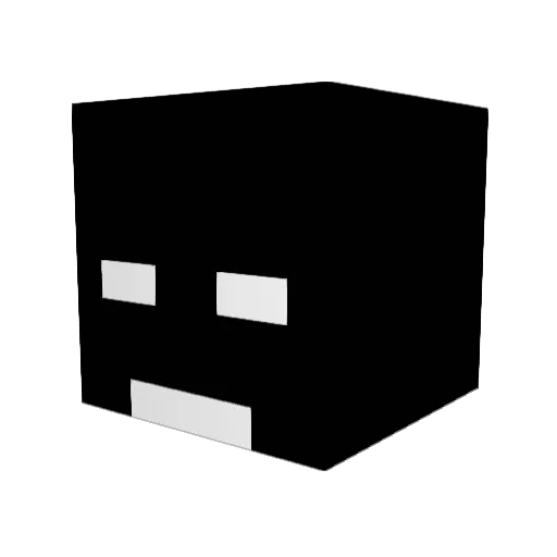 jornde Minecraft avatar head, 3D render