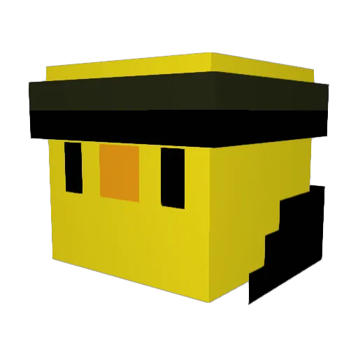 jorssia Minecraft avatar head, 3D render