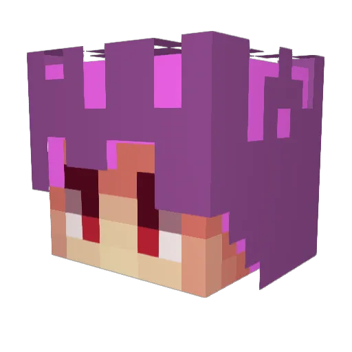 jorvilaco Minecraft avatar head, 3D render