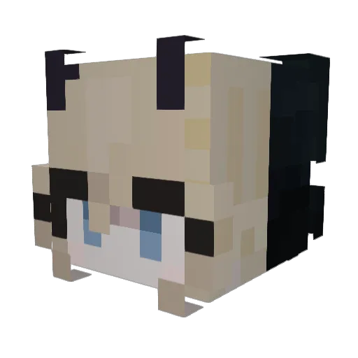 jos777 Minecraft avatar head, 3D render