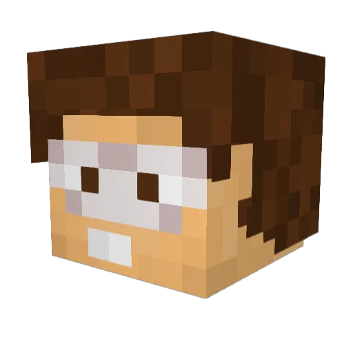 josano0 Minecraft avatar head, 3D render