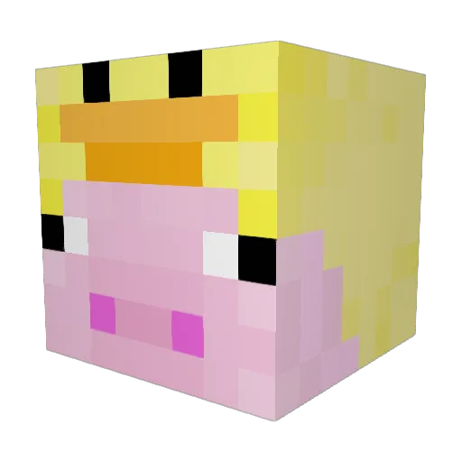 jose4775 Minecraft avatar head, 3D render
