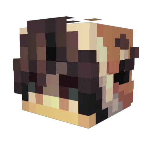 jose_10 Minecraft avatar head, 3D render