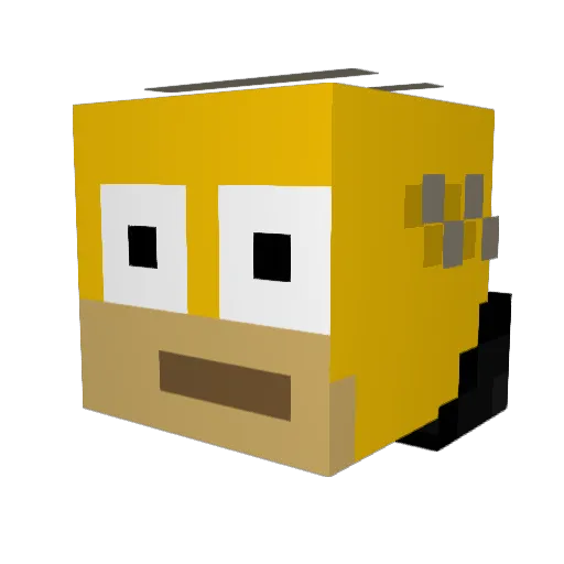 josealz Minecraft avatar head, 3D render