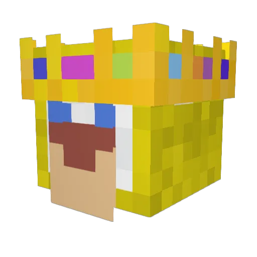 josecristo_ Minecraft avatar head, 3D render