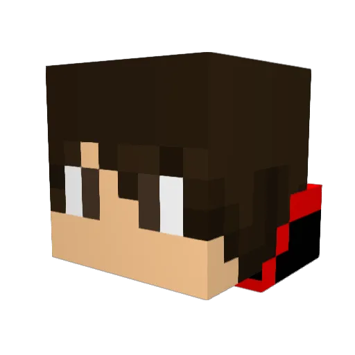 josef307 Minecraft avatar head, 3D render