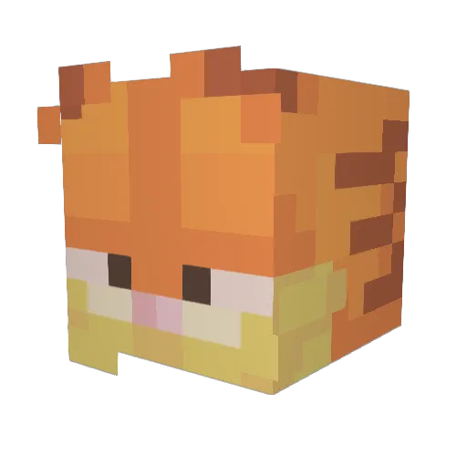 josefav Minecraft avatar head, 3D render