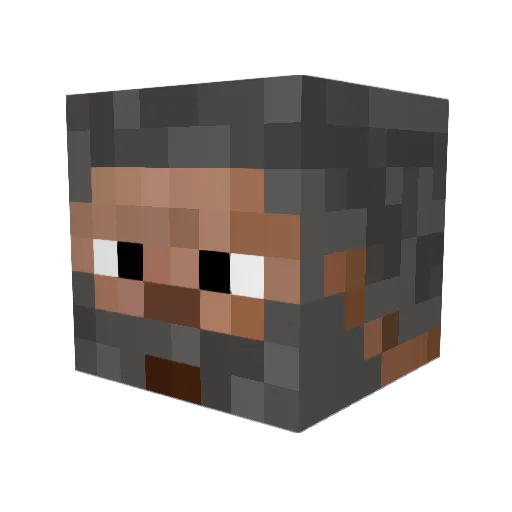 joseffthered Minecraft avatar head, 3D render