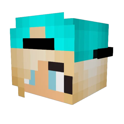 josefinedk9 Minecraft avatar head, 3D render