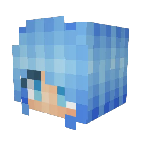 josefinieane Minecraft avatar head, 3D render