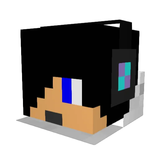 joseing Minecraft avatar head, 3D render