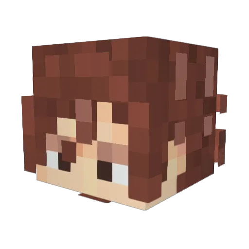 josempfreitas Minecraft avatar head, 3D render