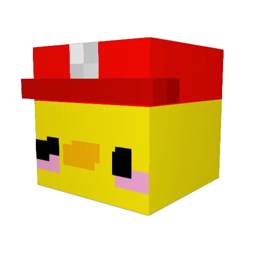 josep23 Minecraft avatar head, 3D render