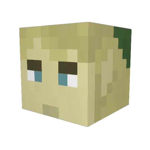 josephariz Minecraft avatar head, 3D render