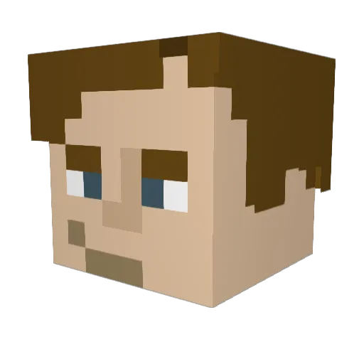 josephcun2520 Minecraft avatar head, 3D render