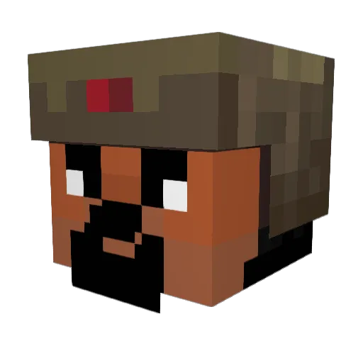 josephd23 Minecraft avatar head, 3D render