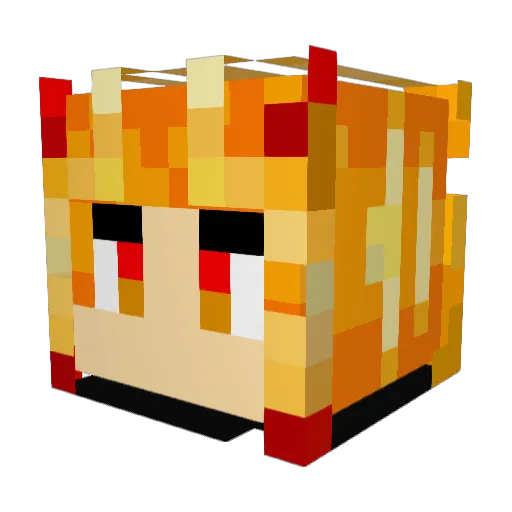 josephjack732 Minecraft avatar head, 3D render