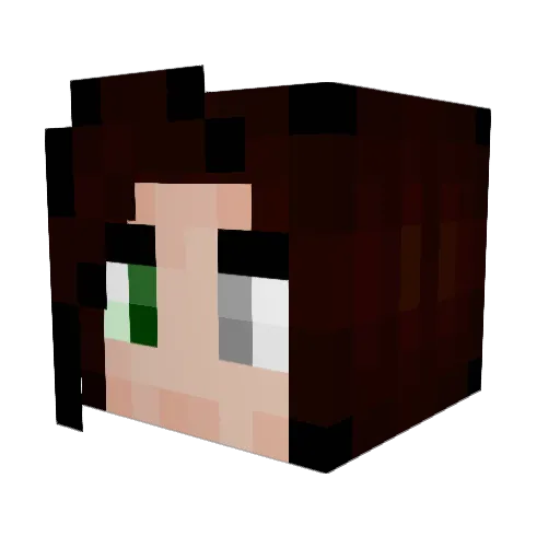 josephjames Minecraft avatar head, 3D render