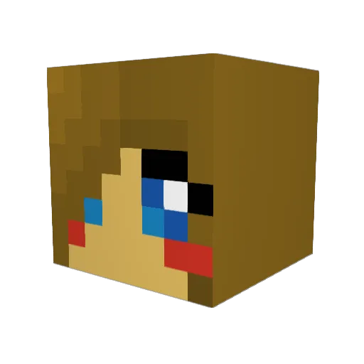 josephlizz Minecraft avatar head, 3D render