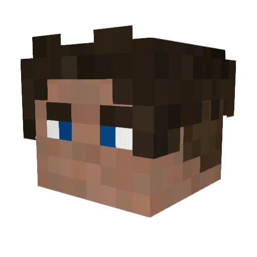 josephmood Minecraft avatar head, 3D render