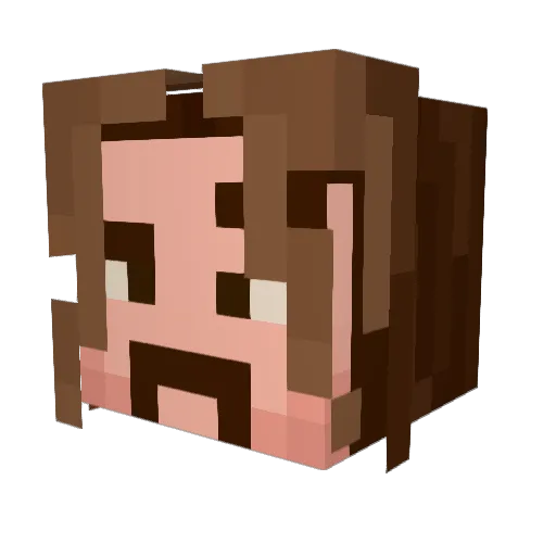 josetorres_ Minecraft avatar head, 3D render