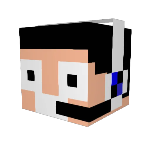 josezinhz Minecraft avatar head, 3D render