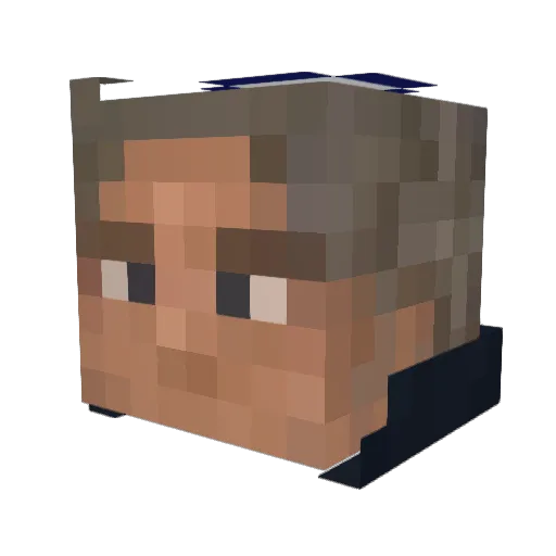 josh530 Minecraft avatar head, 3D render