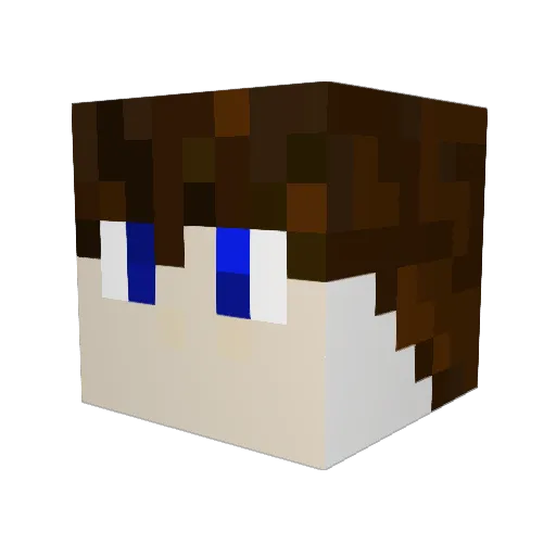 josh6789 Minecraft avatar head, 3D render