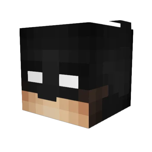 josh8O Minecraft avatar head, 3D render