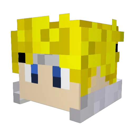josh926 Minecraft avatar head, 3D render