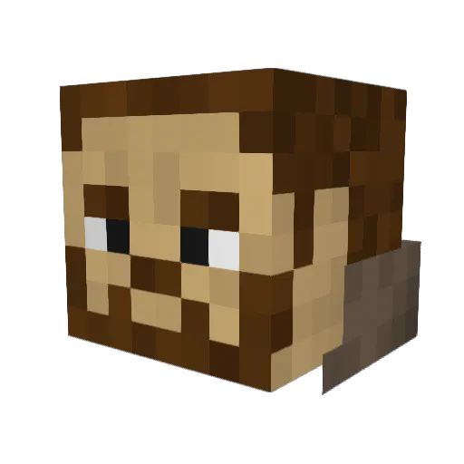 josh_1265 Minecraft avatar head, 3D render