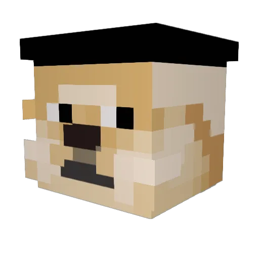 josh_is_cool Minecraft avatar head, 3D render