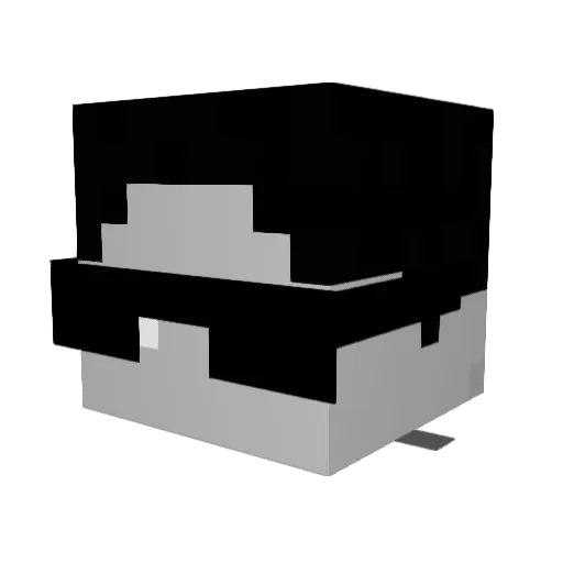 josh_lee Minecraft avatar head, 3D render
