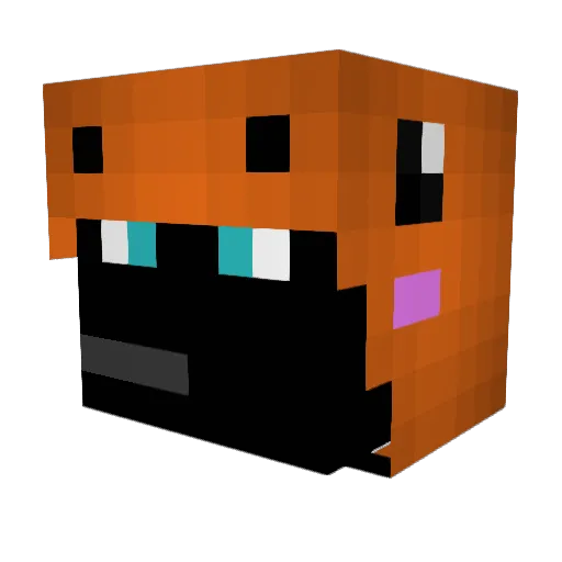 josh_man Minecraft avatar head, 3D render