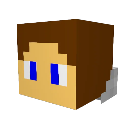 joshalex5 Minecraft avatar head, 3D render