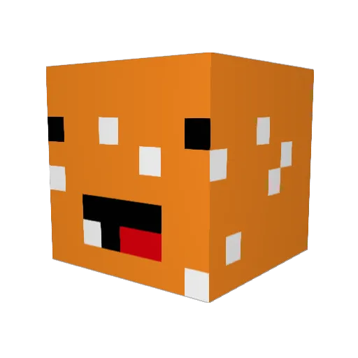 joshapr Minecraft avatar head, 3D render