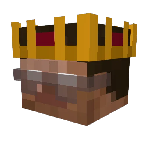 joshauu Minecraft avatar head, 3D render
