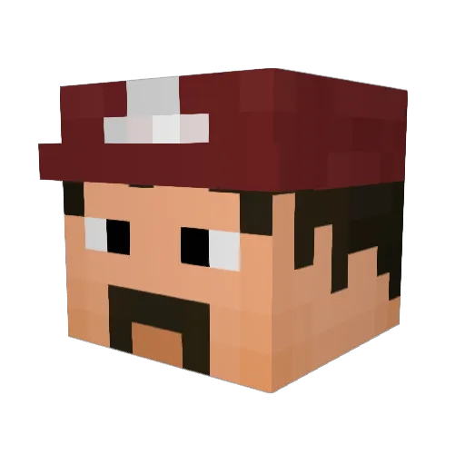 joshbeatdown Minecraft avatar head, 3D render