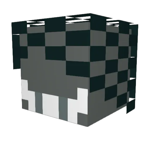 joshey13 Minecraft avatar head, 3D render