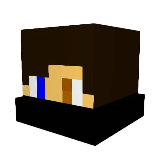 joshiggins Minecraft avatar head, 3D render